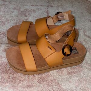 Reef Brown Sandals with Buckle